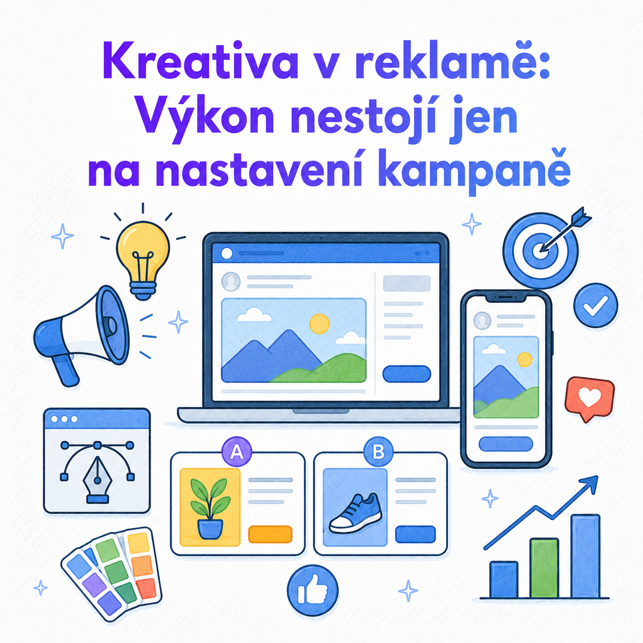 🎨 Kreativa v reklamě: Výkon nestojí jen na nastavení kampaně